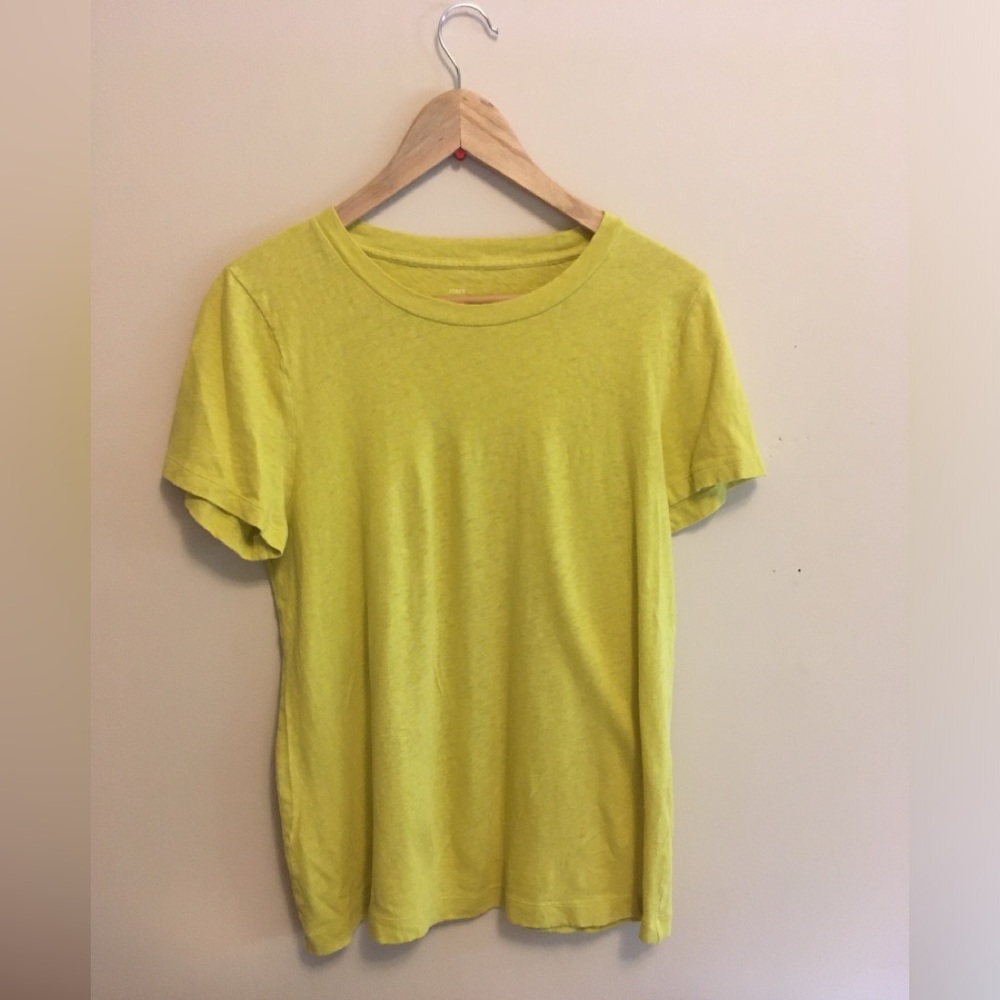 J.Crew Extra Large Mustard Yellow Painter Tee